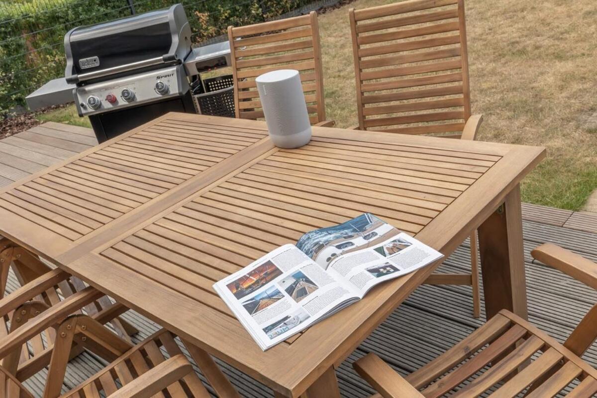 Luxus Meerblick Strand & Sauna & Garten & Heimkino グロヴェ エクステリア 写真
